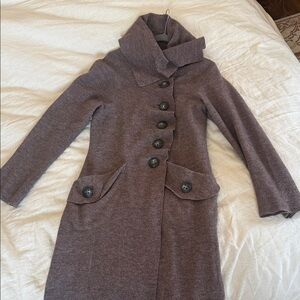 Casch Brown Wool Coat